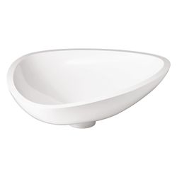 Hansgrohe Waschschüssel AXOR Massaud, Aufsatz, 144x450x570mm, Mineralguss, Weiß... HANSGROHE-42305000 4011097535319 (Abb. 1)