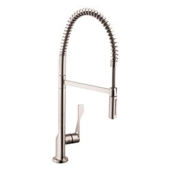 Hansgrohe AXOR Citterio Einhebel-Küchenmischer 230mm, 9l/min, Semi-Pro, Edelstahl F... HANSGROHE-39840800 4011097520506 (Abb. 1)