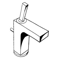 Hansgrohe AXOR Citterio Einhebel-Waschtischmischer 110mm, 5l/min, Pin-Griff, Zugsta... HANSGROHE-39010990 4011097913568 (Abb. 1)