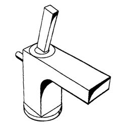 Hansgrohe AXOR Citterio Einhebel-Waschtischmischer 80mm, 5l/min, Pin-Griff für HWB,... HANSGROHE-39015800 4011097913865 (Abb. 1)