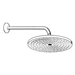 Hansgrohe Raindance S Kopfbrause 240mm, 18l/min, 1jet, Brausearm, Chrom... HANSGROHE-27474000 4011097413693 (Abb. 1)