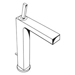 Hansgrohe AXOR Citterio Einhebel-Waschtischmischer 280mm, 5l/min, Pin-Griff für AWT... HANSGROHE-39020300 4011097914398 (Abb. 1)