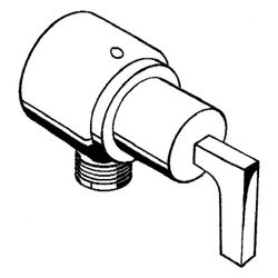 Hansgrohe AXOR Citterio Wandanschluss Stop, Rückflussverhinderer, Absperrventil, He... HANSGROHE-39882250 4011097922515 (Abb. 1)