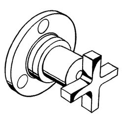 Hansgrohe AXOR Citterio Ab- und Umstellventil Trio, Quattro Unterputz DN 20, Kreuzg... HANSGROHE-39925950 4011097923185 (Abb. 1)