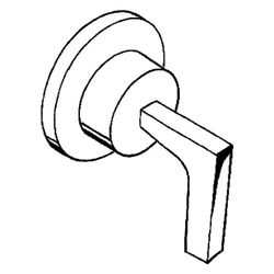 Hansgrohe AXOR Citterio Absperrventil Unterputz DN 15/DN 20, Hebelgriff, Polished G... HANSGROHE-39960990 4011097923451 (Abb. 1)
