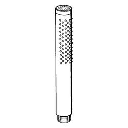 Hansgrohe AXOR Starck Stabhandbrause, 14,5l/min, 2jet, Brushed Black Chrome... HANSGROHE-28532340 4011097820705 (Abb. 1)
