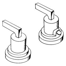 Hansgrohe AXOR Wannenrandarmatur Citterio 2-Loch, Thermostat, Hebelgriff, Brushed B... HANSGROHE-39482340 4011097920092 (Abb. 1)