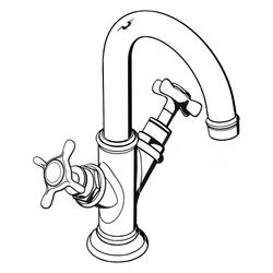 Hansgrohe AXOR Montreux 2-Griff Waschtischarmatur 160mm, 5l/min, Kreuzgriffen für H... HANSGROHE-16505990 4011097879161 (Abb. 1)
