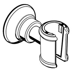 Hansgrohe AXOR Montreux Brausehalter, 68x68x84mm, Metall, Brushed Red Gold... HANSGROHE-16325310 4011097878768 (Abb. 1)