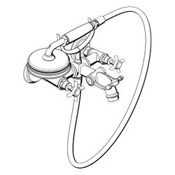 Hansgrohe AXOR Montreux 2-Griff Wannenarmatur Aufputz, 20l/min, Kreuzgriffen, Polis... HANSGROHE-16540300 4011097881614 (Abb. 1)