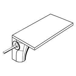 Hansgrohe AXOR Massaud Einhebel-Waschtischmischer 110mm, 4l/min, Ablaufgarnitur, Po... HANSGROHE-18010300 4011097889122 (Abb. 1)