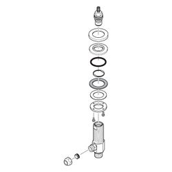 Hansgrohe Absperrventill 3-Loch Waschtischarmatur, Chrom, 92933000... HANSGROHE-92933000 4011097203645 (Abb. 1)