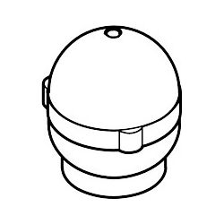 Hansgrohe AXOR Griff für Uno Warmwasserseite, Gelb, 13292480... HANSGROHE-13292480 4011097174310 (Abb. 1)