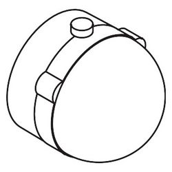 Hansgrohe AXOR Thermostat-Griff für Uno Unterputz, Weiß, 13294450... HANSGROHE-13294450 4011097174563 (Abb. 1)