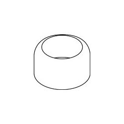Hansgrohe Kugelrosette für Spültischmischer, Chrom, 13919000... HANSGROHE-13919000 4011097147031 (Abb. 1)