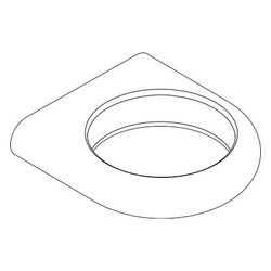 Hansgrohe AXOR Abdeckung für Halteelement, Chrom, 96110000... HANSGROHE-96110000 4011097249636 (Abb. 1)