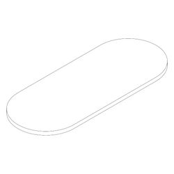 Hansgrohe AXOR Glasablage für Logo, 450mm, 40229000... HANSGROHE-40229000 4011097176642 (Abb. 1)