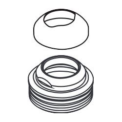 Hansgrohe AXOR Abdeckkappe für Terrano, Chrom, 96394000... HANSGROHE-96394000 4011097366166 (Abb. 1)