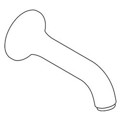 Hansgrohe AXOR Wandauslauf für Terrano, 150mm Chrom, 97349000... HANSGROHE-97349000 4011097478333 (Abb. 1)
