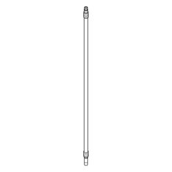 Hansgrohe Anschlussschlauch 600mm Steck M8x0,75 G 3/8", 95050000... HANSGROHE-95050000 4011097462042 (Abb. 1)