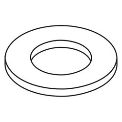 Hansgrohe AXOR Rosette für Terrano 4-Loch Wannenarmatur, Durchmesser 70mm, 96782000... HANSGROHE-96782000 4011097573717 (Abb. 1)