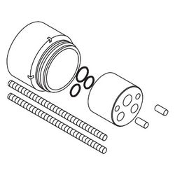 Hansgrohe Talis Verlängerung 250mm zu Fertigset für Brausenmischer Unterputz, 32698... HANSGROHE-32698000 4011097240534 (Abb. 1)