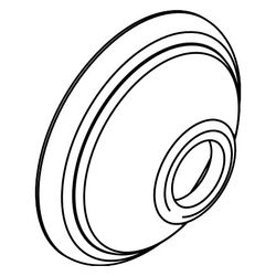 Hansgrohe AXOR Rosette für Montreux Wannenarmatur/Brausenarmatur, Aufputz Chrom, 98... HANSGROHE-98595000 4011097655741 (Abb. 1)