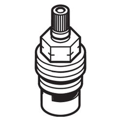 Hansgrohe AXOR Absperroberteil, DN 15 Keramik links schließend 90 Grad, 96351000... HANSGROHE-96351000 4011097399911 (Abb. 1)