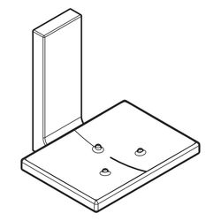 Hansgrohe AXOR Universal Rectangular Seifenschale, 110x110x107mm, Glas/Metall, Chro... HANSGROHE-42605000 4059625422335 (Abb. 1)