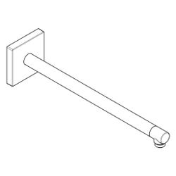 Hansgrohe AXOR ShowerSolutions Brausearm 390mm eckig, G 1/2", Polished Gold Optic... HANSGROHE-26436990 4059625402726 (Abb. 1)