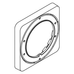 Hansgrohe AXOR Citterio M Verlängerungsrosette, F-Set, 172x172mm, 22mm, Polished Re... HANSGROHE-98860300 4011097946191 (Abb. 1)