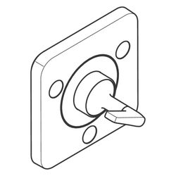 Hansgrohe AXOR Ab- und Umstellventil Citterio E Trio, Quattro 120x120mm, UP, DN 15,... HANSGROHE-36772140 4011097907543 (Abb. 1)