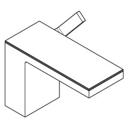 Hansgrohe AXOR MyEdition Einhebel-Waschtischmischer 110mm, 5l/min, Push-Open Ablauf... HANSGROHE-47030670 4059625450628 (Abb. 1)