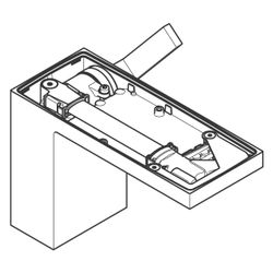 Hansgrohe AXOR MyEdition Einhebel-Waschtischmischer 110mm, 5l/min, Push-Open Ablauf... HANSGROHE-47032670 4059625450864 (Abb. 1)