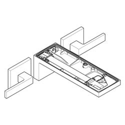 Hansgrohe AXOR MyEdition 3-Loch Waschtischarmatur UP, 5l/min, für Wandmontage, Ausl... HANSGROHE-47082300 4059625502600 (Abb. 1)