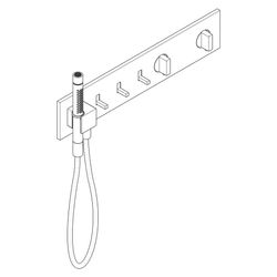 Hansgrohe AXOR ShowerComposition Thermostatmodul 540x110mm, Unterputz für 3 Verbrau... HANSGROHE-12572950 4059625500170 (Abb. 1)