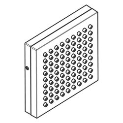 Hansgrohe AXOR ShowerComposition Schulterbrause, 6,8l/min, 110x110mm, 1jet, Edelsta... HANSGROHE-12596800 4059625499931 (Abb. 1)