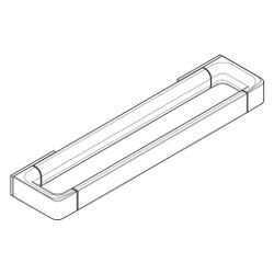 Hansgrohe AXOR Universal Softsquare Reling Haltestange 374mm, Metall, Chrom... HANSGROHE-42830000 4011097752358 (Abb. 1)