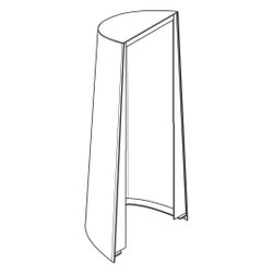 Hansgrohe AXOR Starck Abdeckung für Wasseranschluss, Edelstahl, 12675000... HANSGROHE-12675000 4059625443101 (Abb. 1)