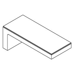 Hansgrohe AXOR MyEdition Wanneneinlauf, 24l/min, Chrom/Spiegelglas... HANSGROHE-47410000 4059625161296 (Abb. 1)
