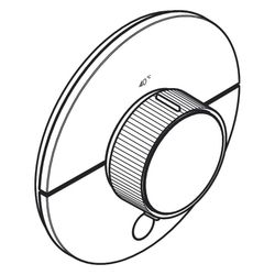 Hansgrohe AXOR ShowerSelect ID Thermostat HighFlow UP, 23l/min, rund für 1 Verb., e... HANSGROHE-36776300 4059625543016 (Abb. 1)