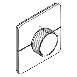Hansgrohe AXOR ShowerSelect ID Thermostat HighFlow Unterputz, 27l/min, softsquare, ... HANSGROHE-36775800 4059625542934 (Abb. 1)