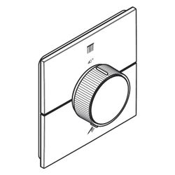 Hansgrohe AXOR ShowerSelect ID Thermostat Unterputz, 22,1l/min, eckig für 2 Verbrau... HANSGROHE-36752300 4059625542279 (Abb. 1)