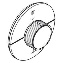Hansgrohe AXOR ShowerSelect ID Thermostat Unterputz, 22,1l/min, rund für 2 Verbrauc... HANSGROHE-36750000 4059625539705 (Abb. 1)
