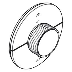 Hansgrohe AXOR ShowerSelect ID Thermostat Unterputz, 26l/min, rund für 2 Verb., int... HANSGROHE-36751700 4059625552377 (Abb. 1)