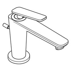 Hansgrohe AXOR Citterio C Einhebel-Waschtischmischer 90mm, CoolStart für HWB, ZugAb... HANSGROHE-49010000 4059625558409 (Abb. 1)