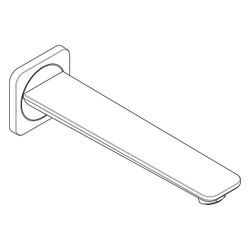 Hansgrohe AXOR Citterio C Wanneneinlauf, 222mm, 24,5l/min, DN 15, Normalstrahl, Bru... HANSGROHE-49410950 4059625572917 (Abb. 1)