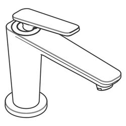 Hansgrohe AXOR Citterio C Einhebel-Waschtischmischer 90mm, CoolStart für Handwaschb... HANSGROHE-49020340 4059625558263 (Abb. 1)