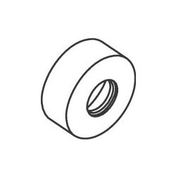 Hansgrohe AXOR Wandrosette für AXOR Uno Wannen-, Brausemischer Aufputz, Mattschwarz... HANSGROHE-96467670 4059625284711 (Abb. 1)