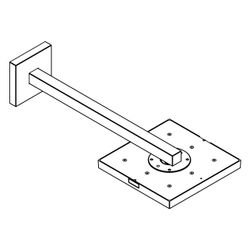 Hansgrohe AXOR ShowerSolutions Kopfbrause, 12,4l/min, 240x240mm, 1jet, Brausearm, B... HANSGROHE-10925250 4011097832005 (Abb. 1)